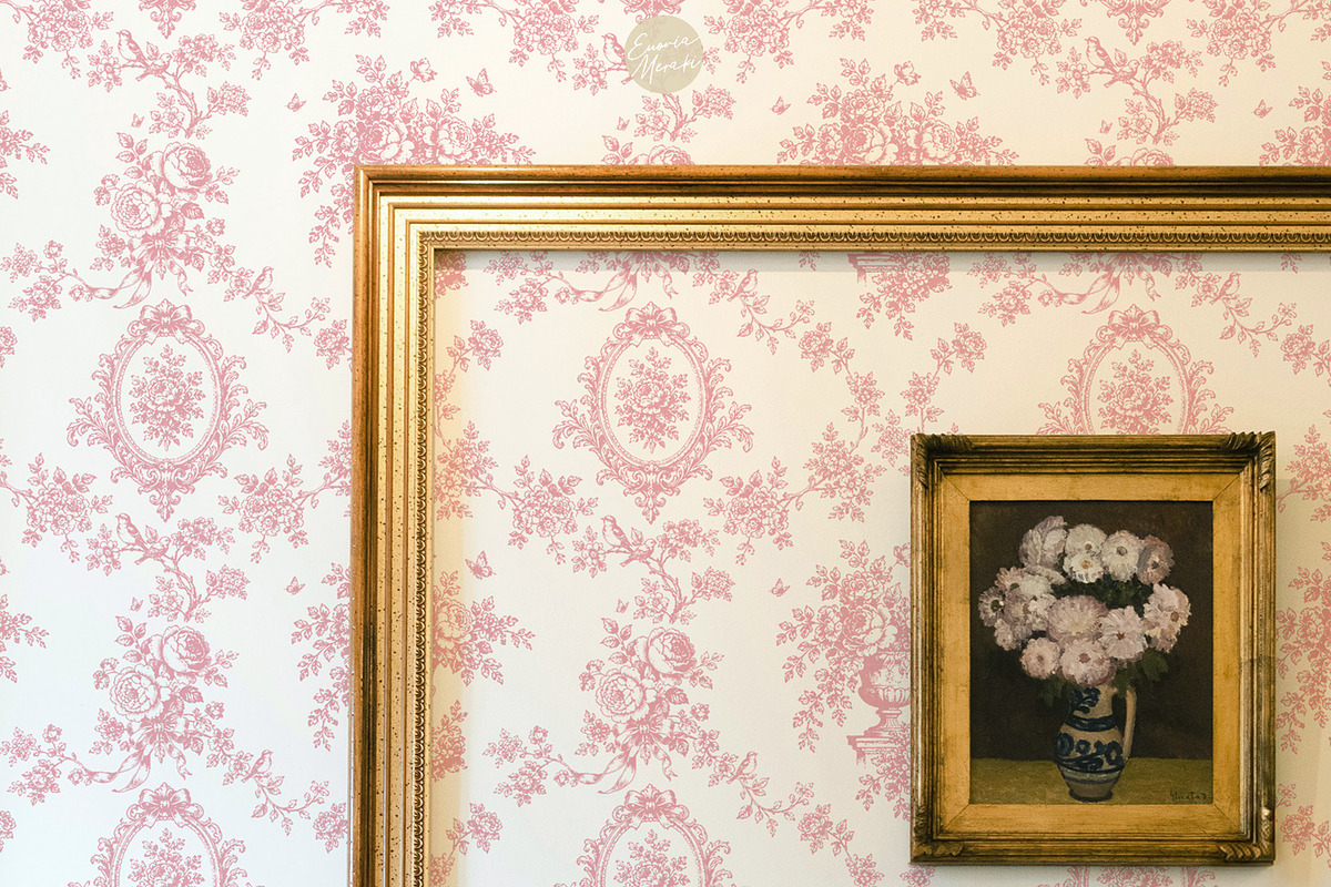 Toile de Jouy 01 Blue Floral Pattern, a Pattern Graphic by Euonia Meraki (Photo 18 of 20)
