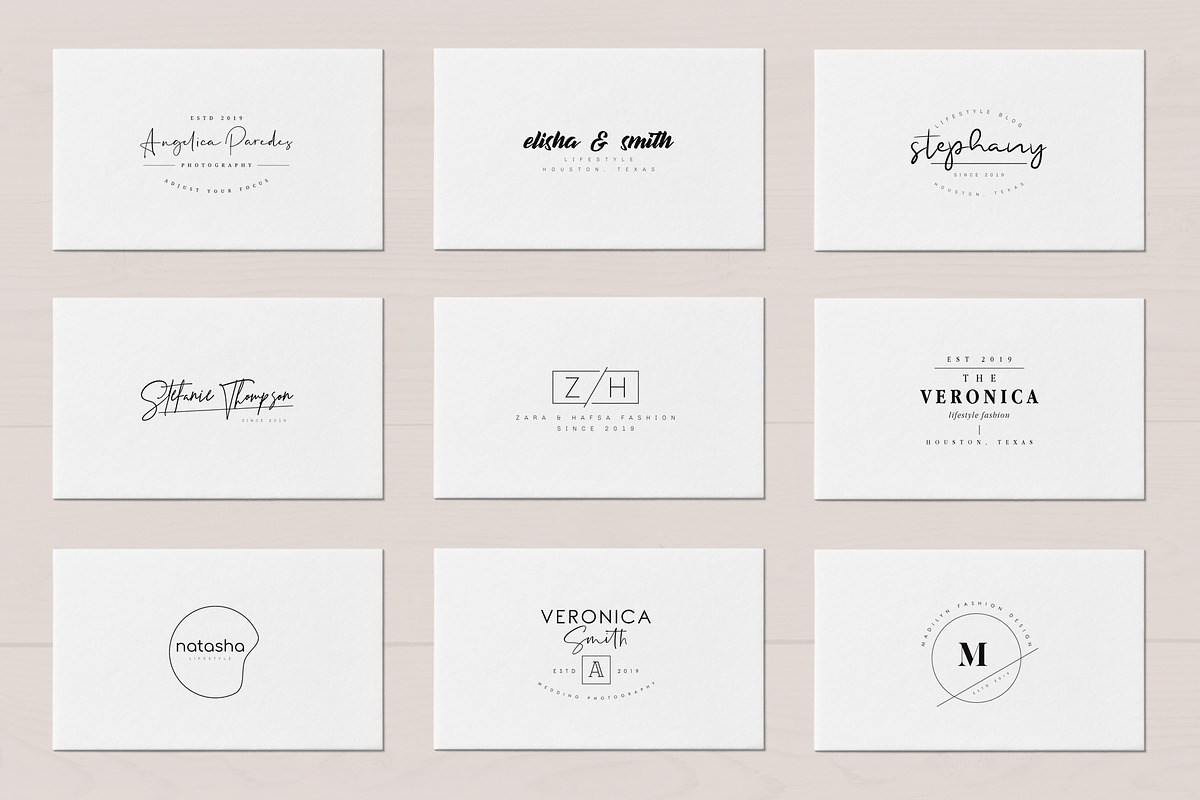 200 Trending Minimal Logo Bundle, a Branding & Logo Template by XpertgraphicD (Photo 12 of 52)