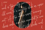 Gradientine Signature, a Script Font by MJB Letters (Thumbnail 7 of 10)