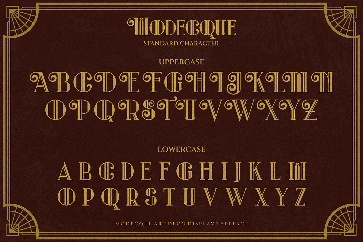 Modecque, a Font by ilhamtaro (Photo 7 of 10)