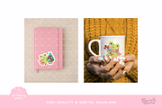 Sugarplum Christmas Frog Clipart, an Animal Illustration by Blumensdiary (Thumbnail 4 of 6)