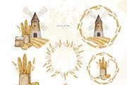 Watercolor Mouse Chef bakery clipart, a Food Illustration by Daryartsy (Thumbnail 2 of 10)