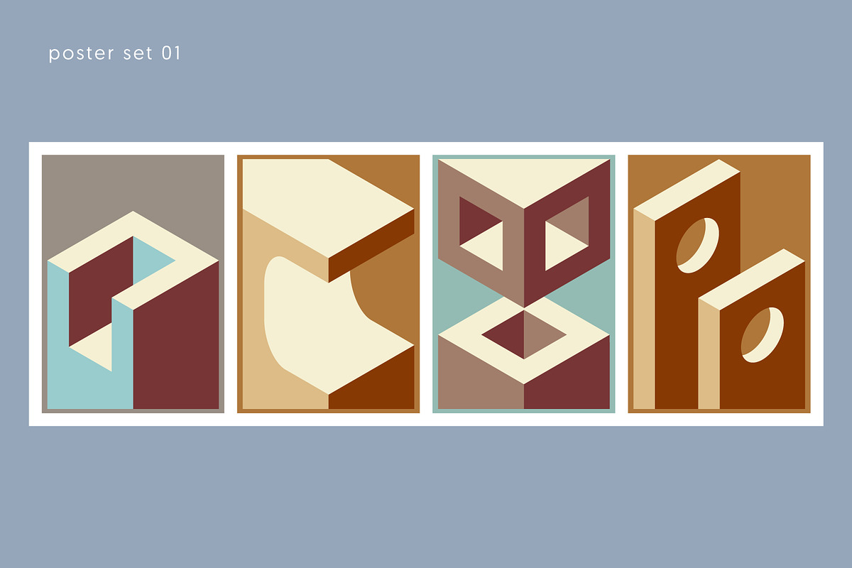 Blockscape - Isometric Shapes, an Object Graphic by Léo Alexandre (Photo 13 of 18)