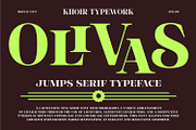 Olivas, a Serif Font by Khoir (Thumbnail 1 of 13)