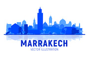 Marrakech Morocco skyline, an Illustration by Sky and glass (Thumbnail 5 of 6)