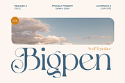 Bigpen - Elegant Modern Swash Serif, a Serif Font by Qweera Studio (Thumbnail 1 of 12)