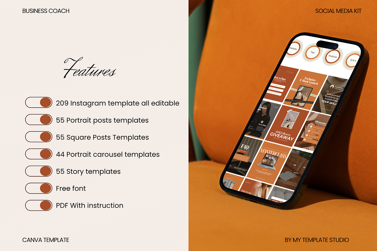 Business Coach Instagram Template preview 6