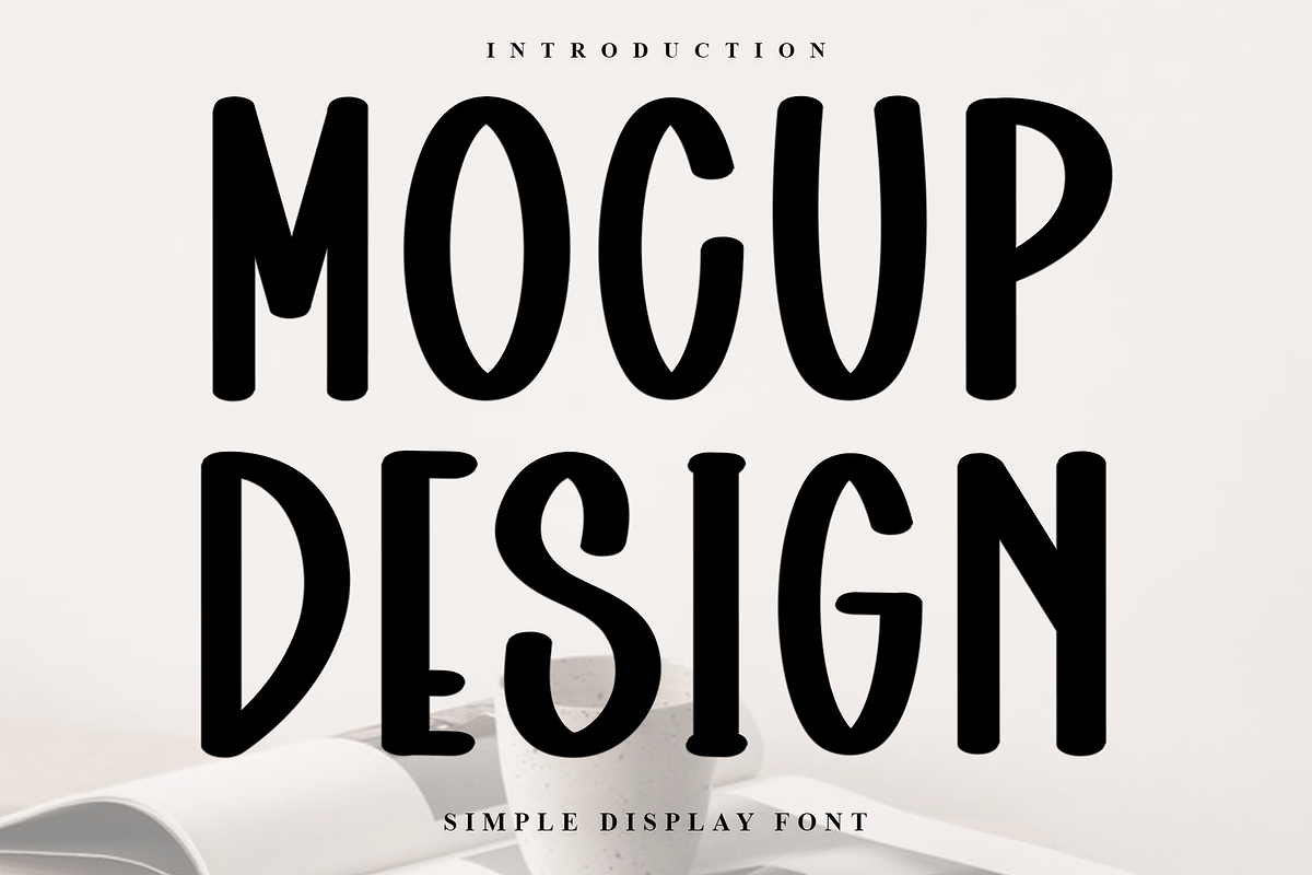 Mocup Design, a Script Font by FreshTypeINK (Photo 1 of 8)