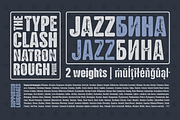 NATRON Rough, a Sans Serif Font by Posterizer KG (Thumbnail 4 of 6)