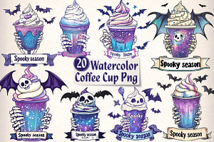 Halloween Coffee Cup Clipart