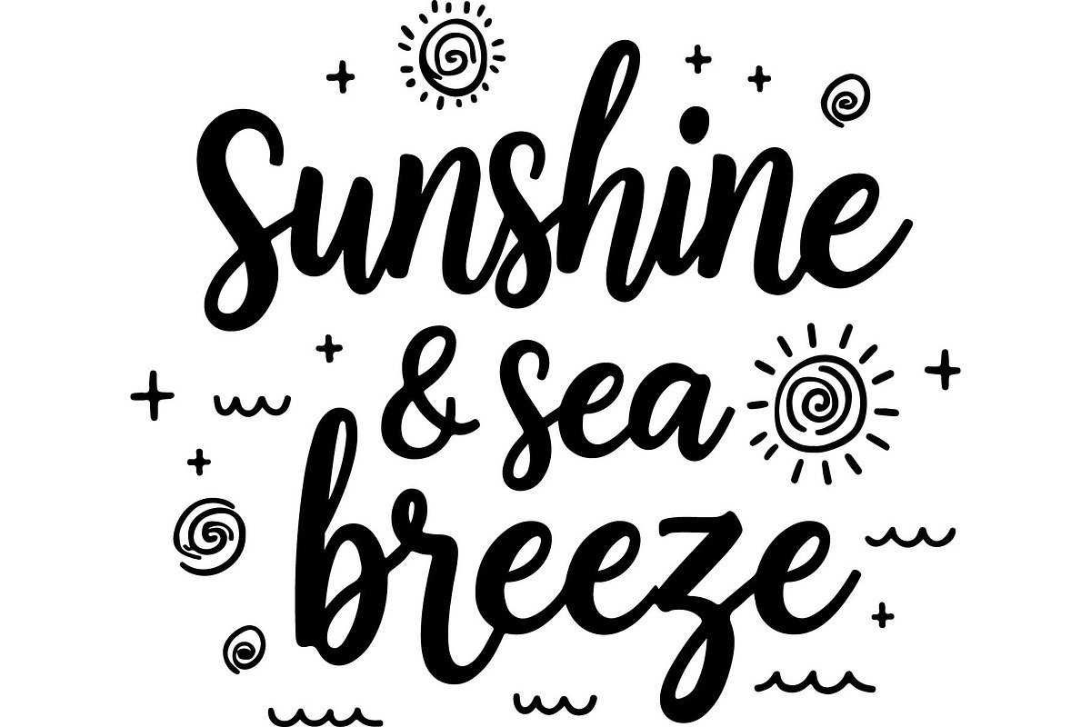 Summer T-Shirt Designs SVG Set, an Object Graphic by jahid234 (Photo 5 of 9)