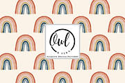 Boho Rainbow Seamless Pattern, a Pattern Graphic by OwlAndFern (Thumbnail 1 of 12)