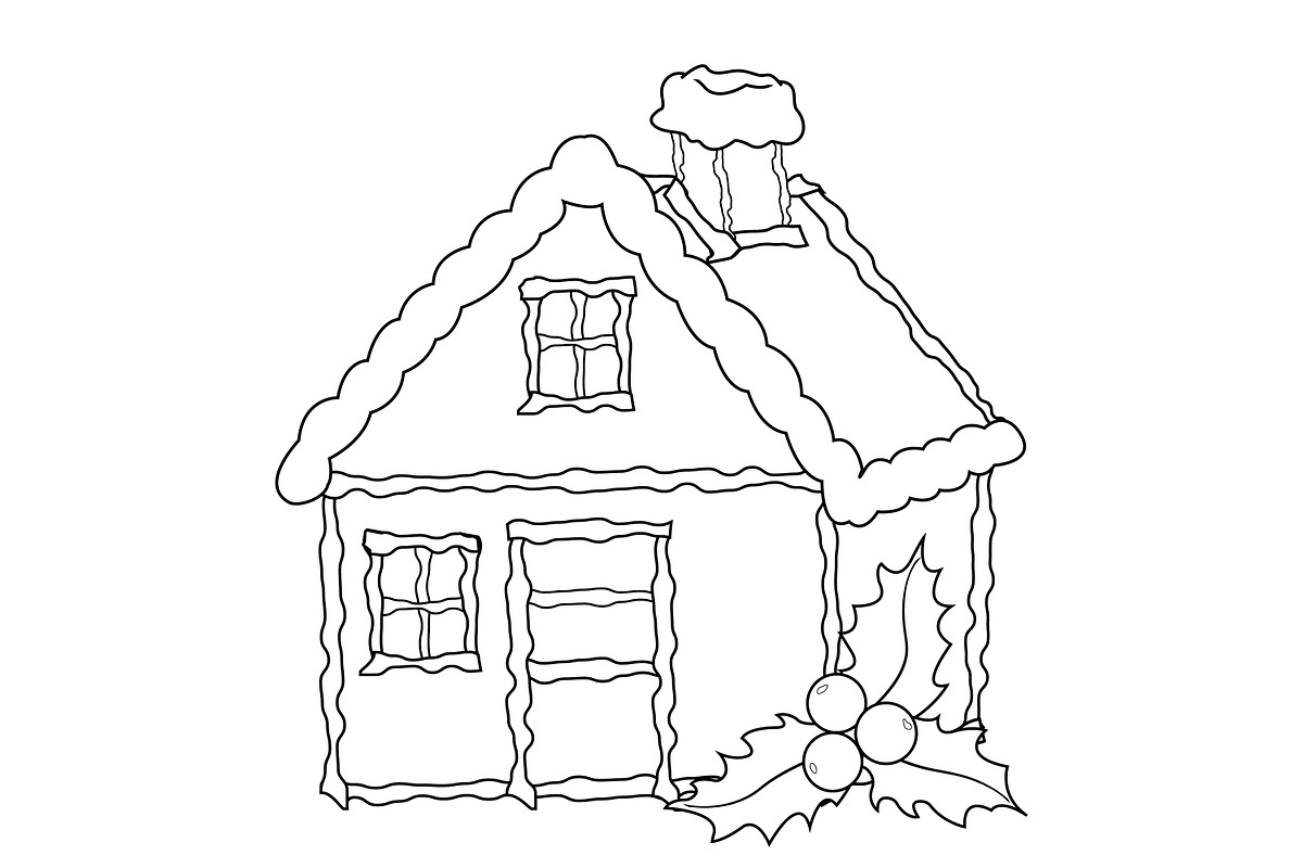 Gingerbread house., an Illustration by Tanysl (Photo 4 of 4)