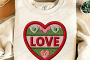 Faux Yarn Crochet Valentines Love, an Illustration by Dream Creation (Thumbnail 2 of 5)