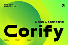 Corify Sans Geometric Font