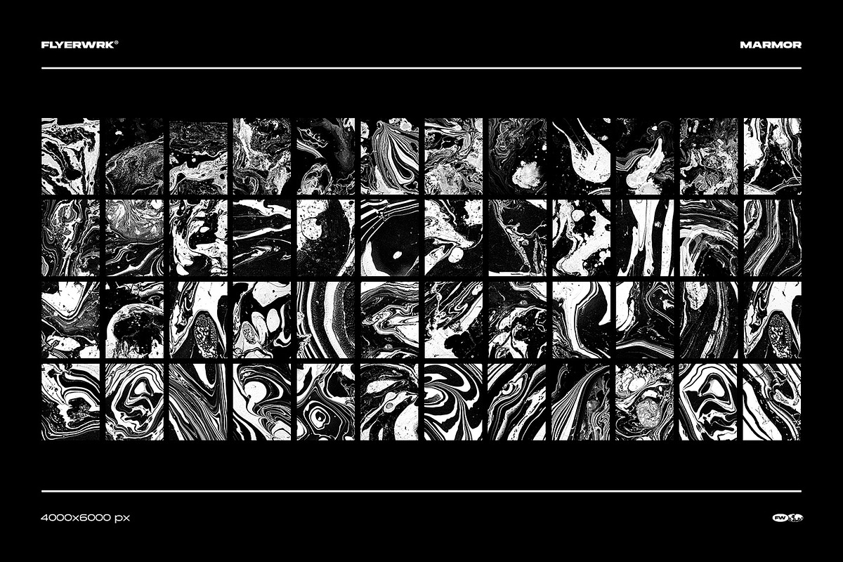 Marmor - 50 Abstract Marble textures, a Texture Graphic by FLYERWRK (Photo 7 of 8)