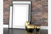 Mock up poster in a square frame, a Print Template by Olesya Morokhovets (Thumbnail 2 of 2)