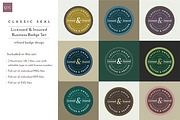 Licensed and Insured Logo Badges, a Graphic by Quietype Co. (Thumbnail 2 of 5)
