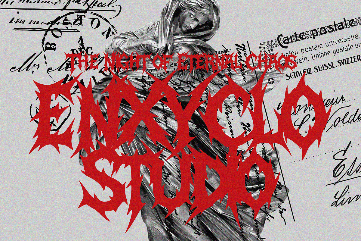 MIDNIGHT LEGACY — Black Metal Font, a Blackletter Font by Enxyclo Studio (Photo 15 of 15)