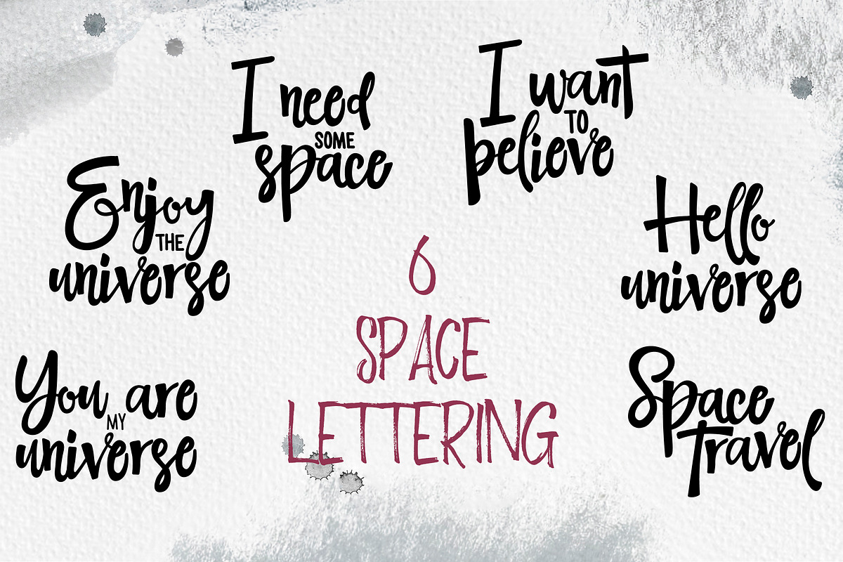 Space Travel - watercolor collection, a Texture Illustration by Alina Sh (Photo 7 of 11)