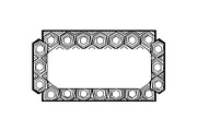 Polygon Frame & Label Bundle, an Illustration by Creativeshirt (Thumbnail 49 of 51)