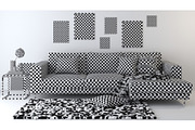 Living D - Soft Monochrome, a Furniture 3D Model by 3DCargo (Thumbnail 11 of 11)
