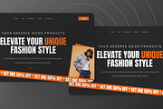 Arteina - Fashion Hero Header, an UI Kit Template by Annora Studio (Thumbnail 3 of 3)