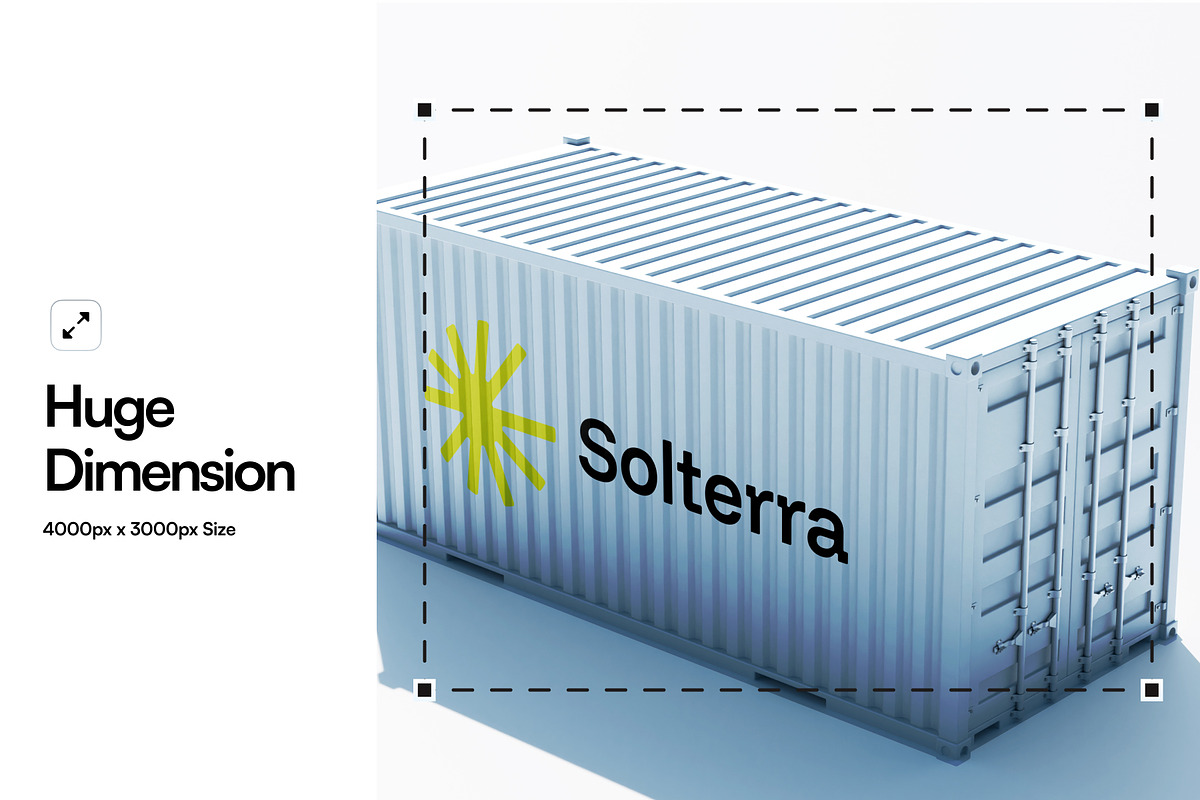 Shipping Container Mockup, a Cups & Container Mockup by SLAB! Design (Photo 2 of 7)