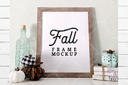 Fall Frame Mockup 6, a Household Mockup by CatBoneDesign (Thumbnail 1 of 3)