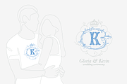 Royal Wedding Monograms font family, a Script Font by kaer_shop (Thumbnail 3 of 10)