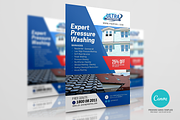 Pressure Washing Promotional Canva, a Flyer Template by PSDPixel (Thumbnail 4 of 4)