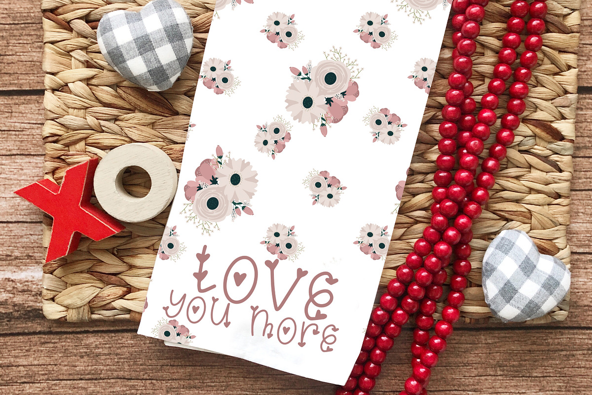 Heart Stash Font with Heart Doodles!, a Symbol Font by Affinity Grove (Photo 6 of 8)