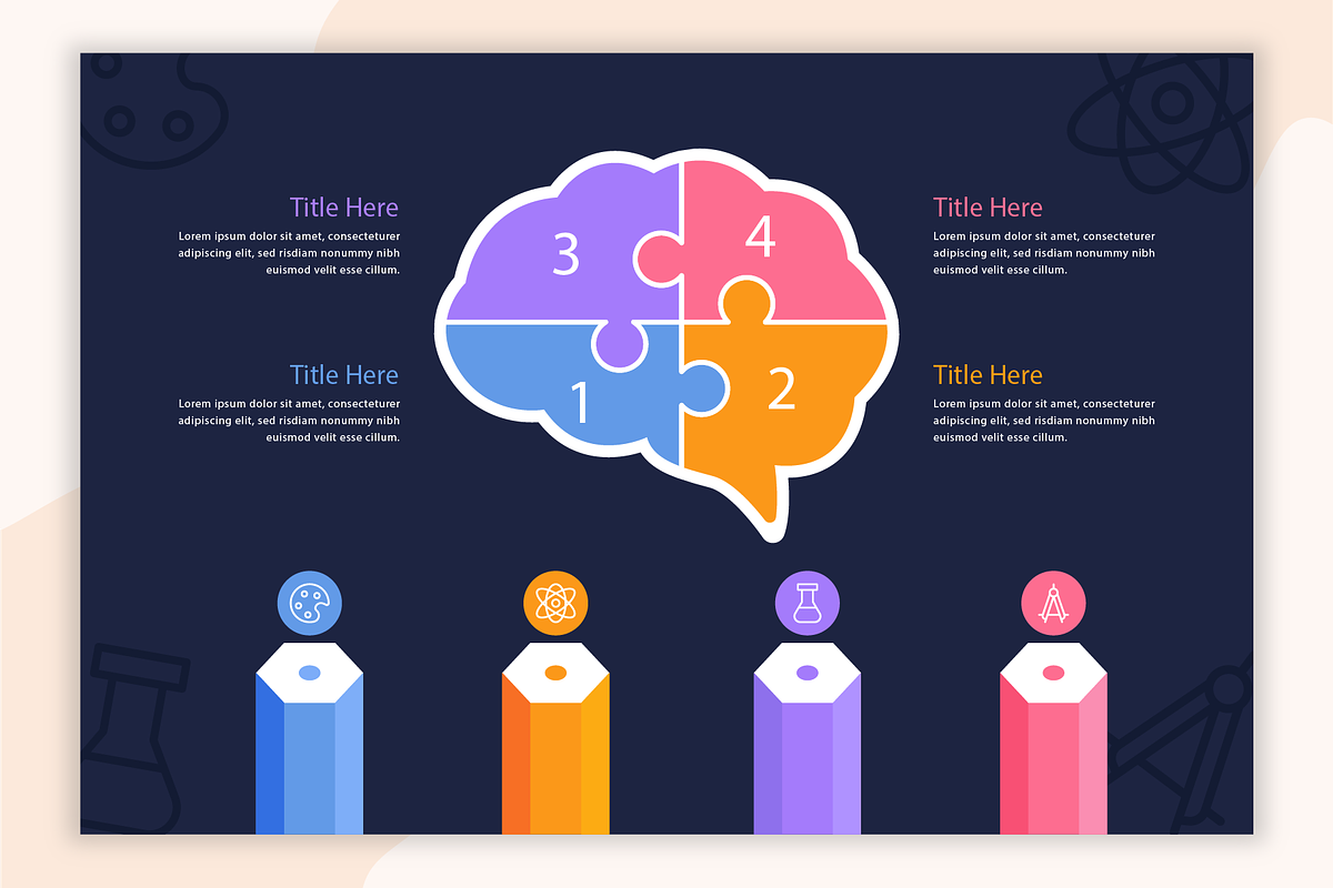 Education Infographic Template, a Templates & Theme by Bartama Graphic (Photo 2 of 4)