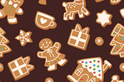 Christmas Gingerbread Pattern Set, a Pattern Graphic by Barsuk's Shop (Thumbnail 7 of 10)