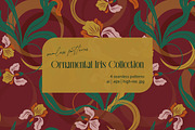 Floral Seamless Pattern Collection, a Pattern Graphic by Svetlana Lerie (Thumbnail 1 of 7)