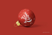 Christmas Ball Mock-up, a Product Mockup by Branda Keeps (Thumbnail 9 of 17)