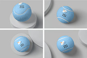 Tennis Ball Mockups, a Product Mockup by megostudi0 (Thumbnail 1 of 6)