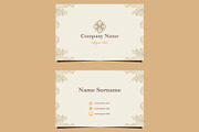 Natural Floral Business card, a Marketing Template by sekitarief (Thumbnail 1 of 3)