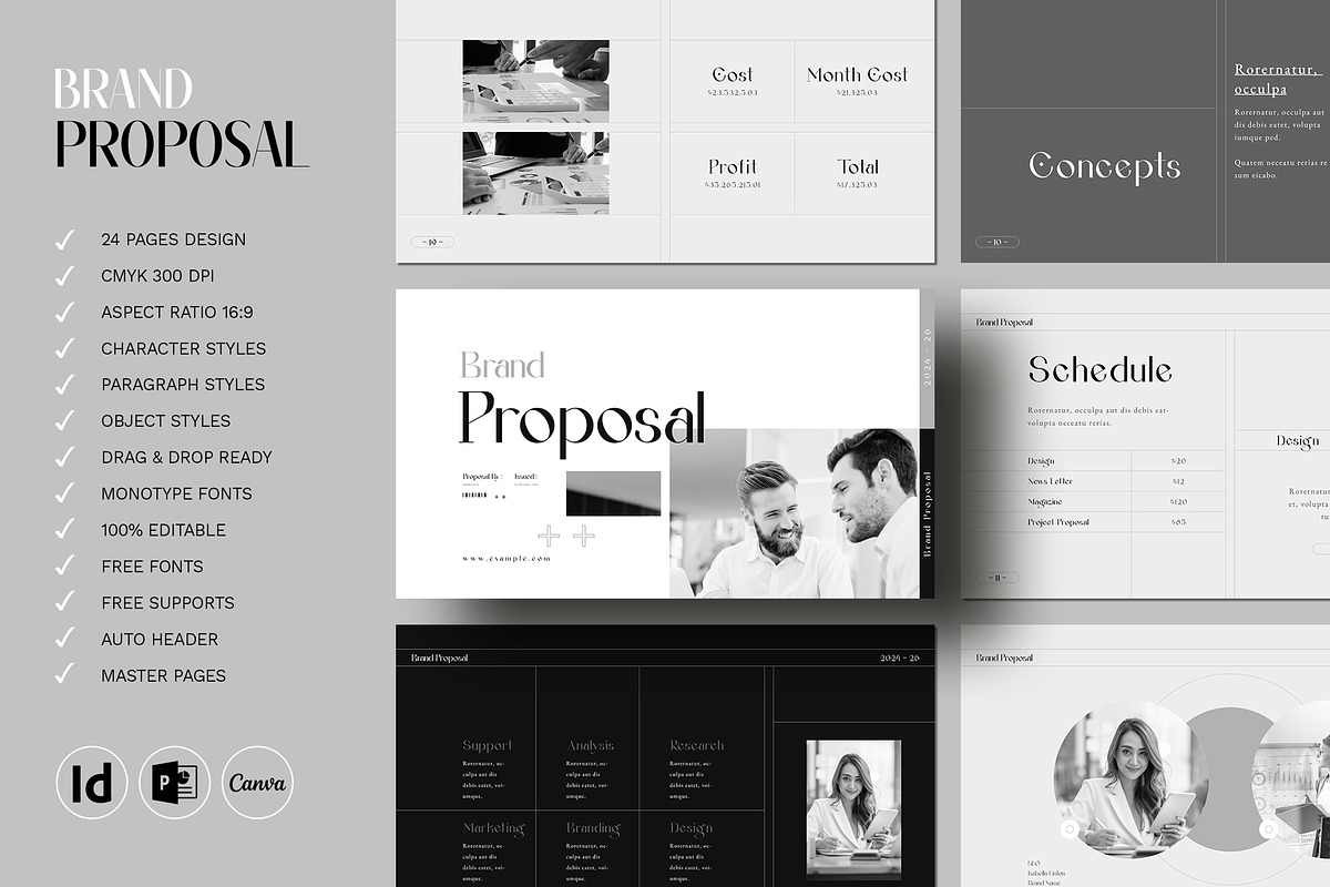 Brand Proposal Template, a Presentation Template by White Graphic (Photo 2 of 8)
