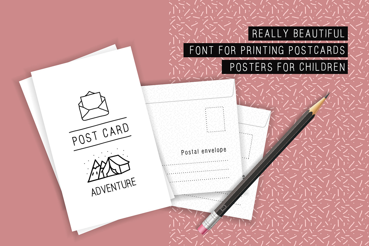 Hand Draw sans serif preview 8