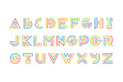 Bright color alphabet, an Object Graphic by SpaceNymph (Thumbnail 3 of 5)