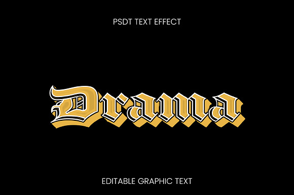 Gothic 3D Text Effect preview 2