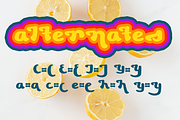 Sunbursting Typeface, a Serif Font by Rachel McBride Creative (Thumbnail 6 of 10)