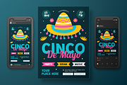 Cinco De Mayo Flyer Set, a Flyer Template by Annora Studio (Thumbnail 4 of 6)