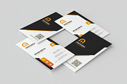 Vertical Business Card, a Business Card Template by PicoartBd (Thumbnail 1 of 3)