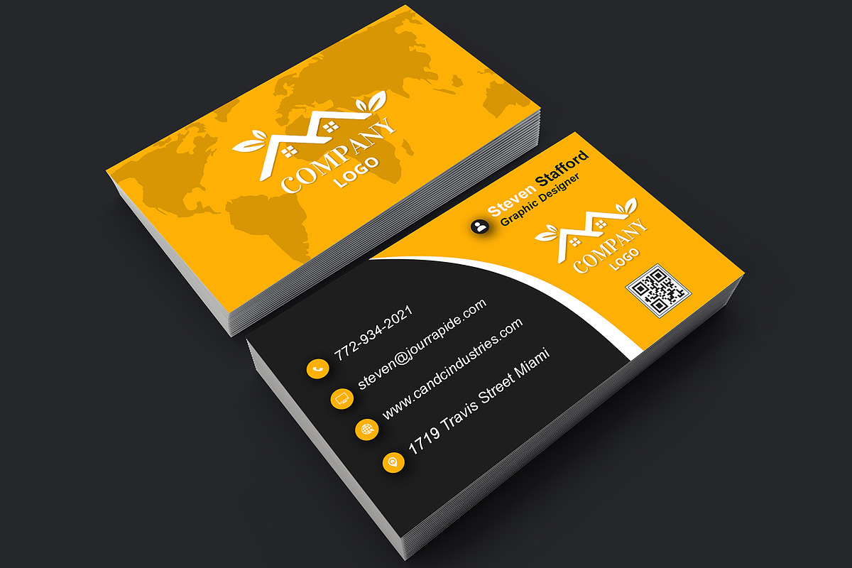 Simple Modern Card PSD preview 3