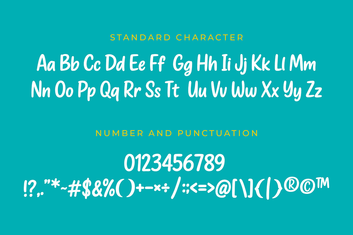 Banana Whirl Handdrawn Display Font, a Font by Gumrega Studio (Photo 7 of 7)