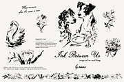 Ink Between Us - Romantic Line Art, a Decorative Illustration by Purple (Thumbnail 9 of 17)