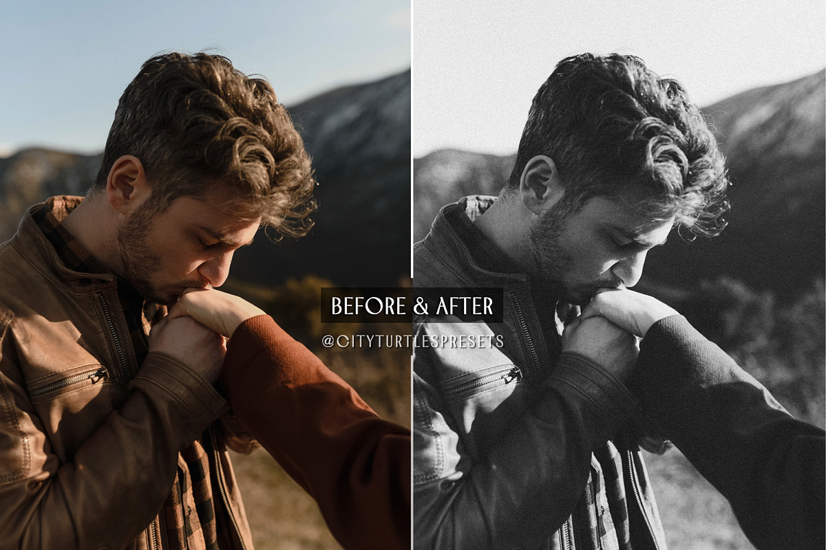 Moody Black & White LR Presets, an Action Add-On by CityTurtles (Photo 7 of 8)