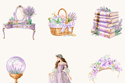Lavender Fairytale Princess, an Object Illustration by BusyDaydesign (Thumbnail 5 of 9)